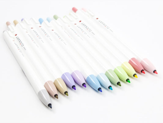 Zebra Click Art Pale Colors