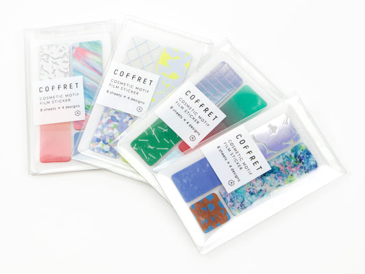 Hitotoki Coffret Cosmetic Motif Film Sticker Rectangle