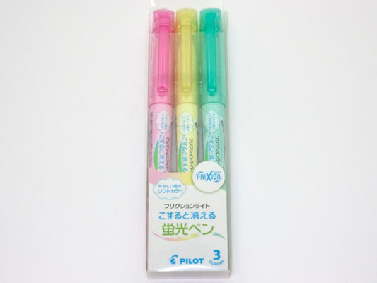 Erasable Frixion Light Soft Colors 3 Set