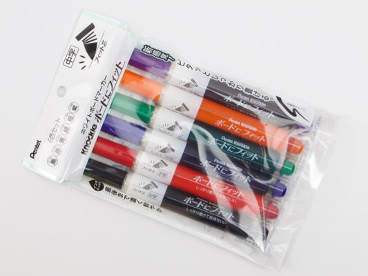 Knockle Fit Medium Tip Whiteboard Marker Set