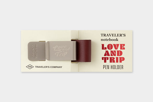 Traveler's Notebook Love and Trip Pen Holder