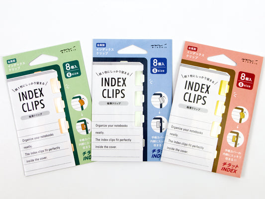 Midori Chiratto Index Clips Small (New Size)