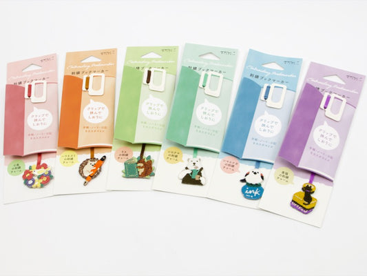 Midori Embroidery Bookmark Clip