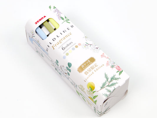 Zebra MildLiner Fragrance 6 Color Set LTD