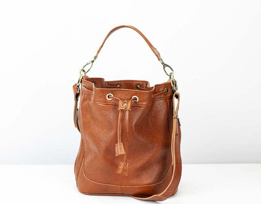 milloo Danae Bucket Bag Brown