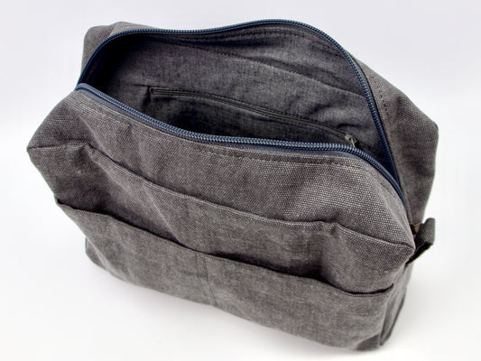 Ydra Organizer Blue Gray Canvas