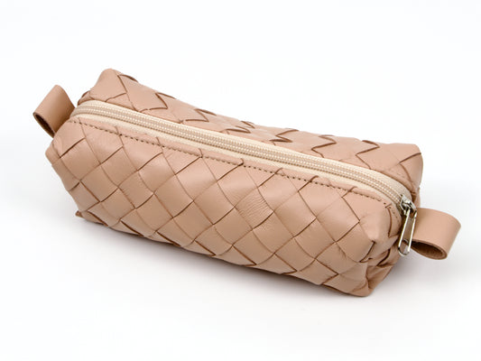 milloo Handwoven Pen Case Vintage Pink