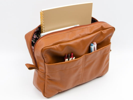 milloo Ydra Organizer Tan Brown