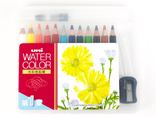 Uni Watercolor Pencil Set