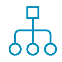 Icon image of line graph.