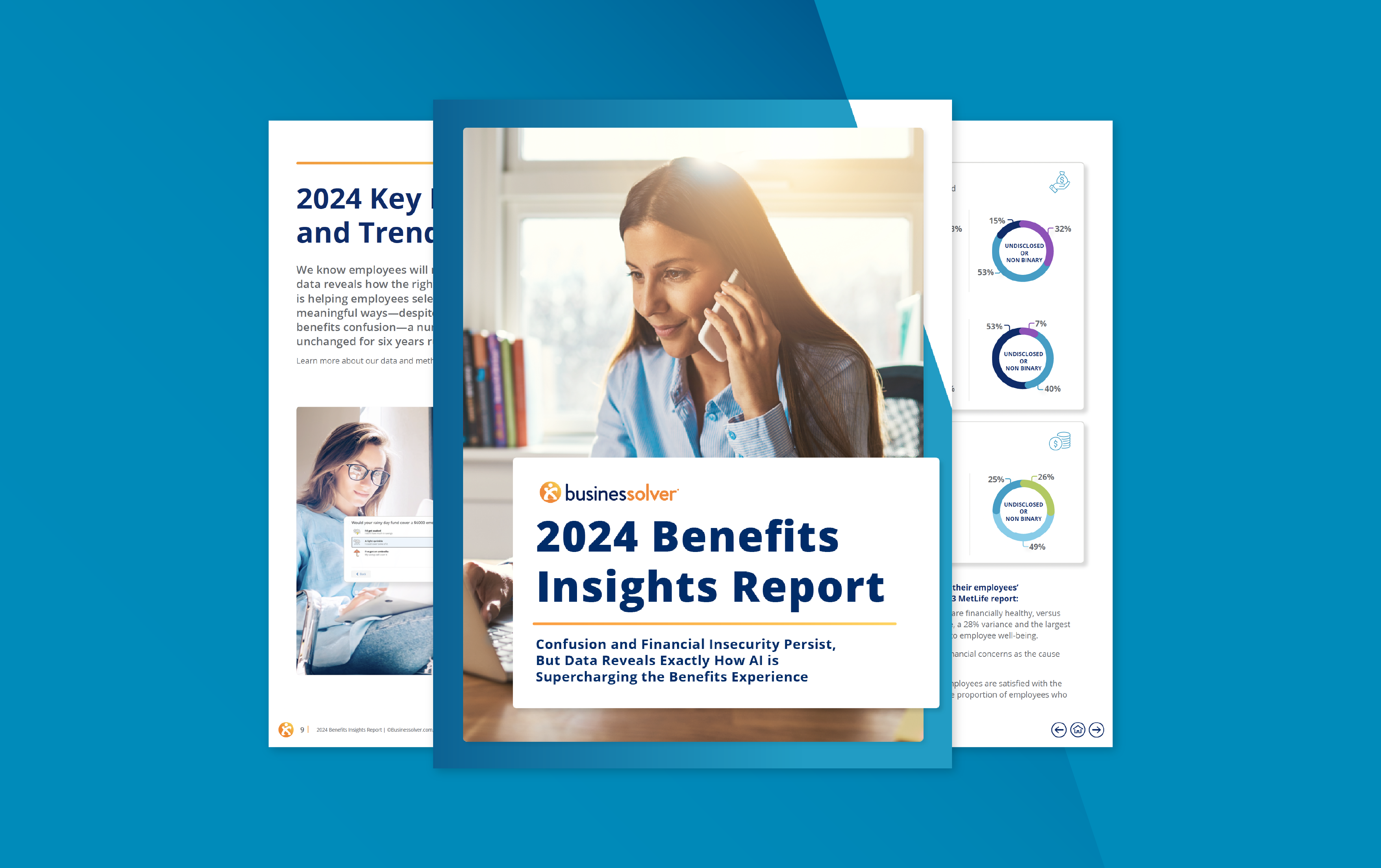 businessolver's 2024 benefits insights report cover