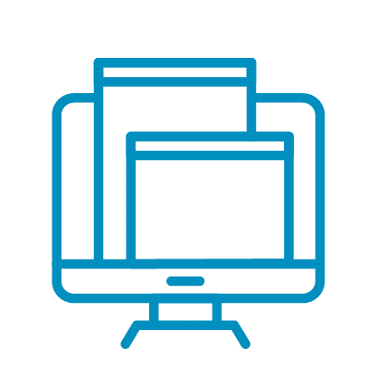 Icon image of electronic devices.